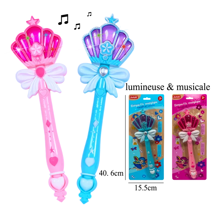 baguette musicale et lumineuse 2ass de la marque JOUKALI. Réf. TDC237.