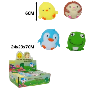 balles anti-stress animaux de la marque SANDY. Réf. TDD166.