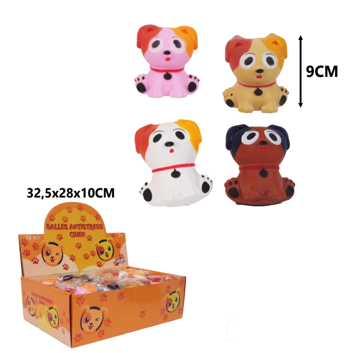 balles anti-stress chien de la marque SANDY. Réf. TDD171.