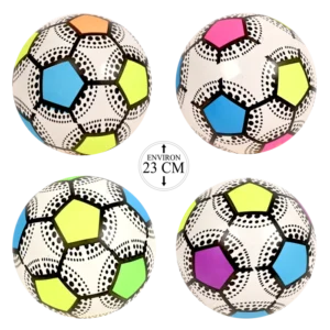 ballon couleurs 23 cm 70g de la marque SANDY. Réf. TDT147.