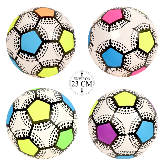 ballon couleurs 23 cm 70g de la marque SANDY. Réf. TDT147.