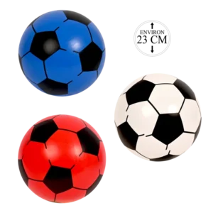 ballon décor foot 23 cm 70g de la marque SANDY. Réf. TDT146.