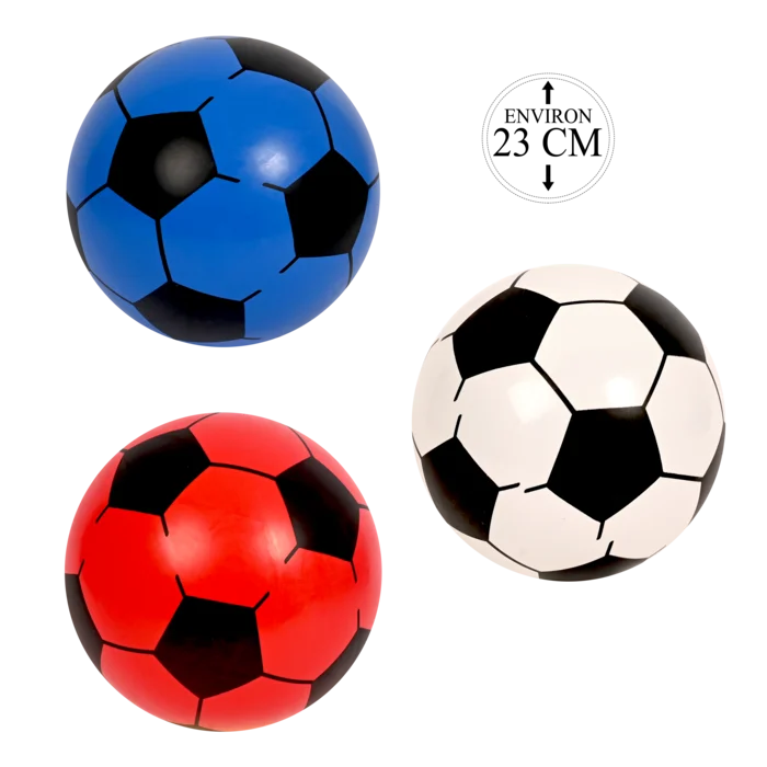 ballon décor foot 23 cm 70g de la marque SANDY. Réf. TDT146.