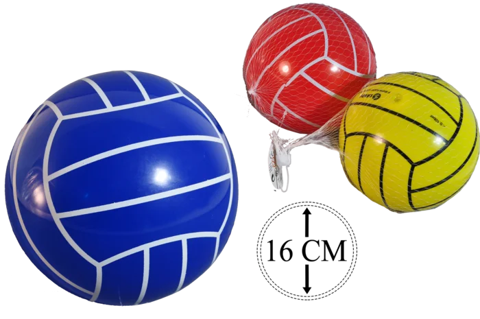 ballon décor volley ball 16 cm de la marque SANDY. Réf. TUH1166-16.