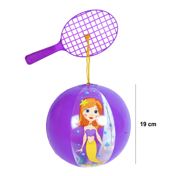 ballon raquette sirene de la marque SANDY. Réf. TDQ203.