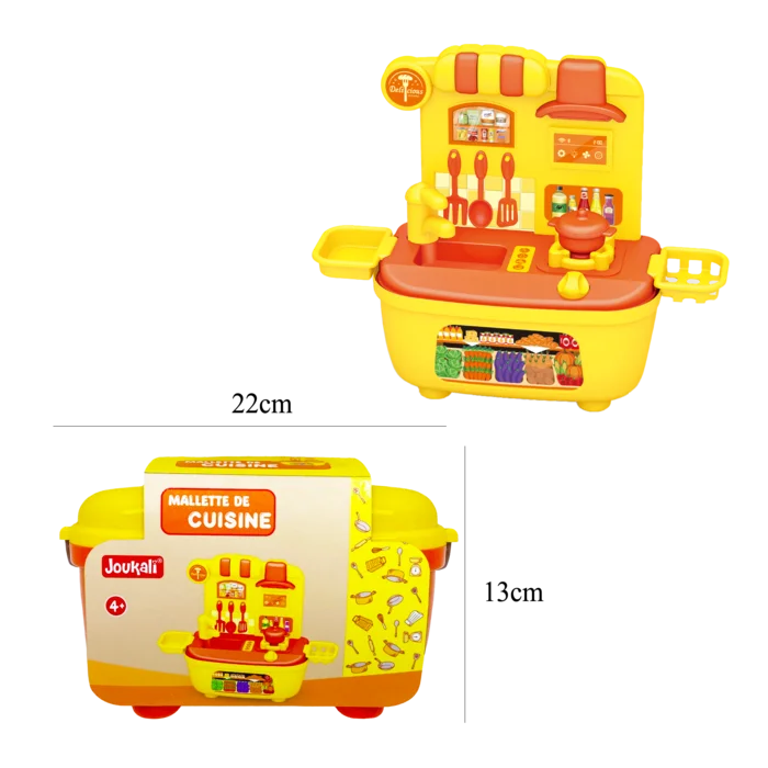 boîte cuisine miniature de la marque JOUKALI. Réf. TDC241.