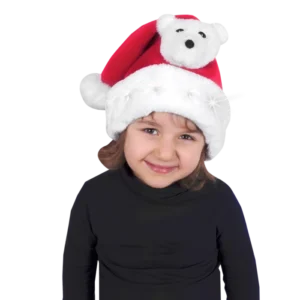 bonnet enfant lumineux tête ours de la marque SANDY. Réf. NEDZ177L.