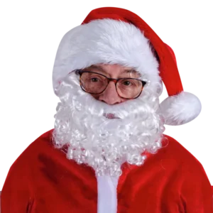 bonnet Noël adulte barbe de la marque SANDY. Réf. NDT120.