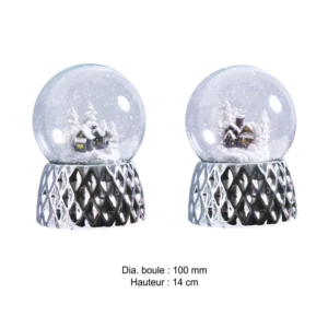 boule à neige 100mm maison de la marque SANDY. Réf. NVDT401.