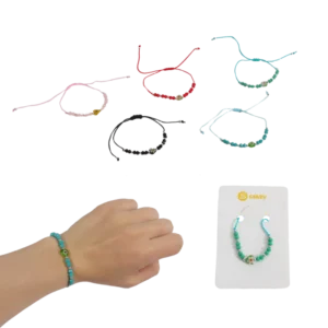 bracelet perles fantaisies 5ass de la marque SANDY. Réf. BDD104.