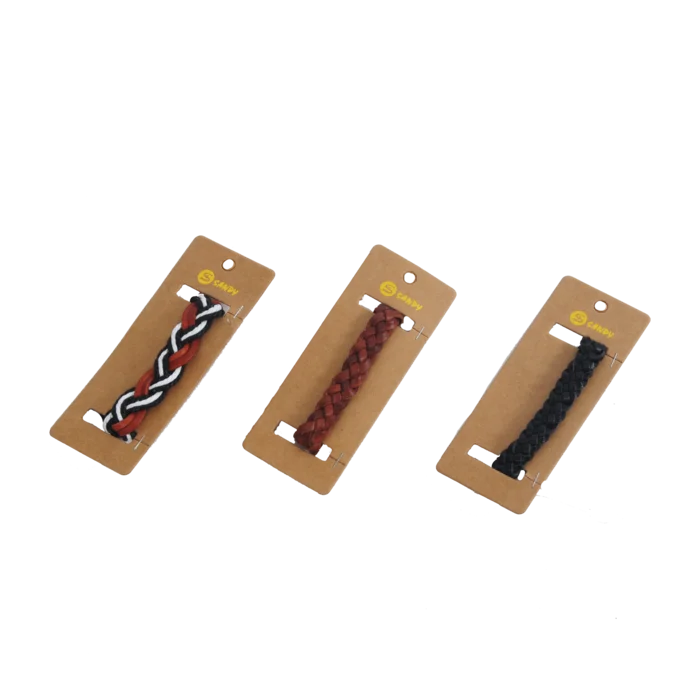 bracelet tresse 3ass de la marque SANDY. Réf. BDD103.