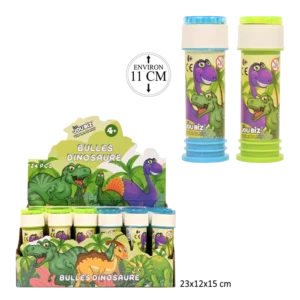 bulles dinosaures 60ml de la marque SANDY. Réf. TDT153.