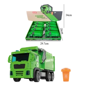 camion poubelle de la marque JOUKALI. Réf. TDC246.