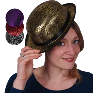 chapeau melon de la marque SANDY. Réf. CHOZ178.