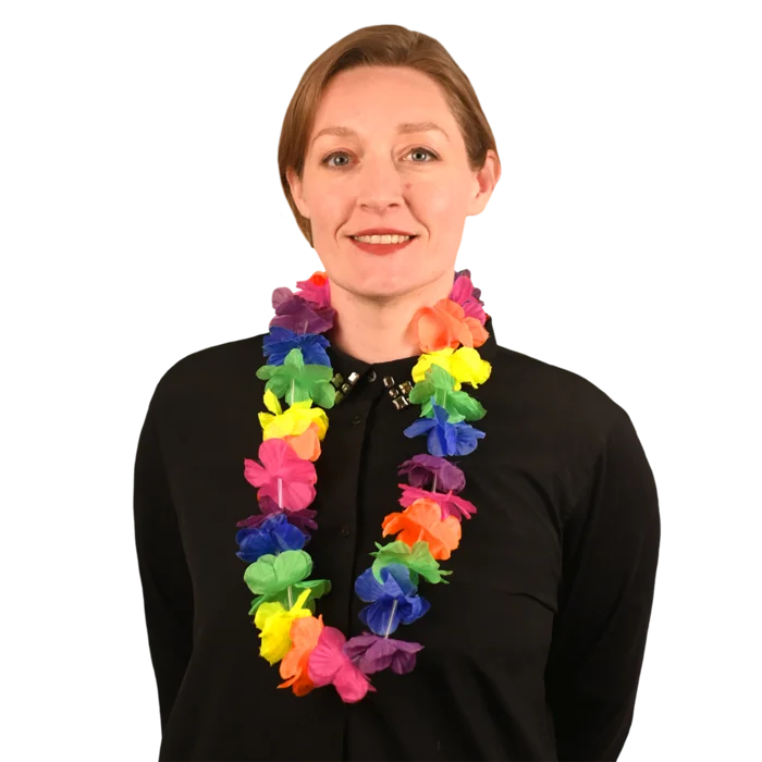 collier fleurs 45 cm de la marque SANDY. Réf. FDT1009.