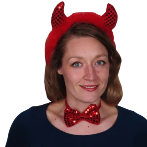 cornes de diable rouges de la marque SANDY. Réf. FOZ534.