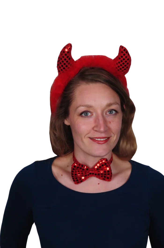 cornes de diable rouges de la marque SANDY. Réf. FOZ534.