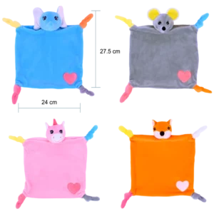 doudous animaux de la marque CRAPOUILLE. Réf. PDT525.