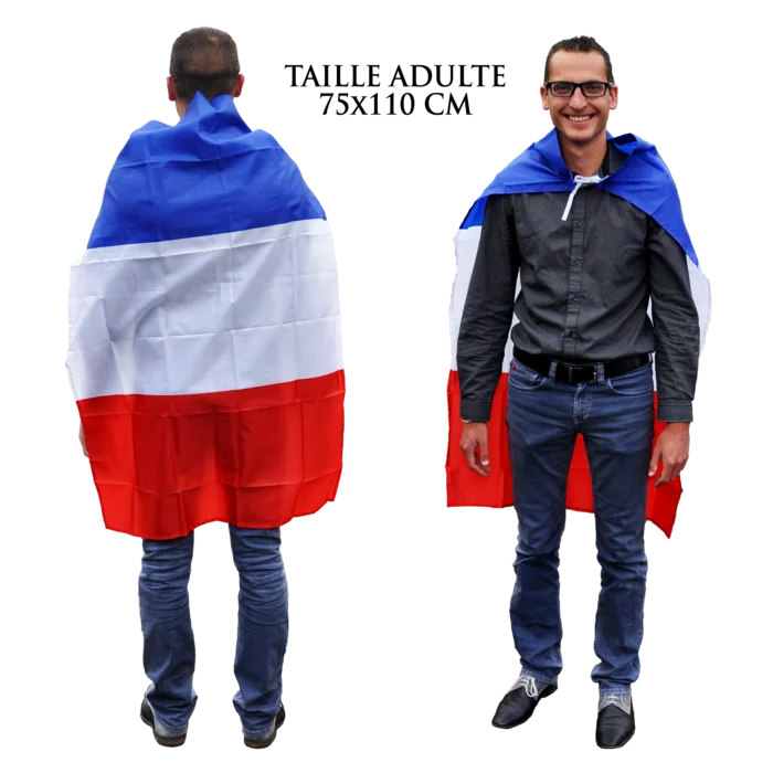 drapeau cape france 75x110 cm de la marque SANDY. Réf. D17249.