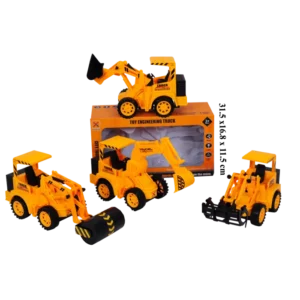 engin de chantier à friction 3 assortis de la marque SANDY. Réf. TDZ120.