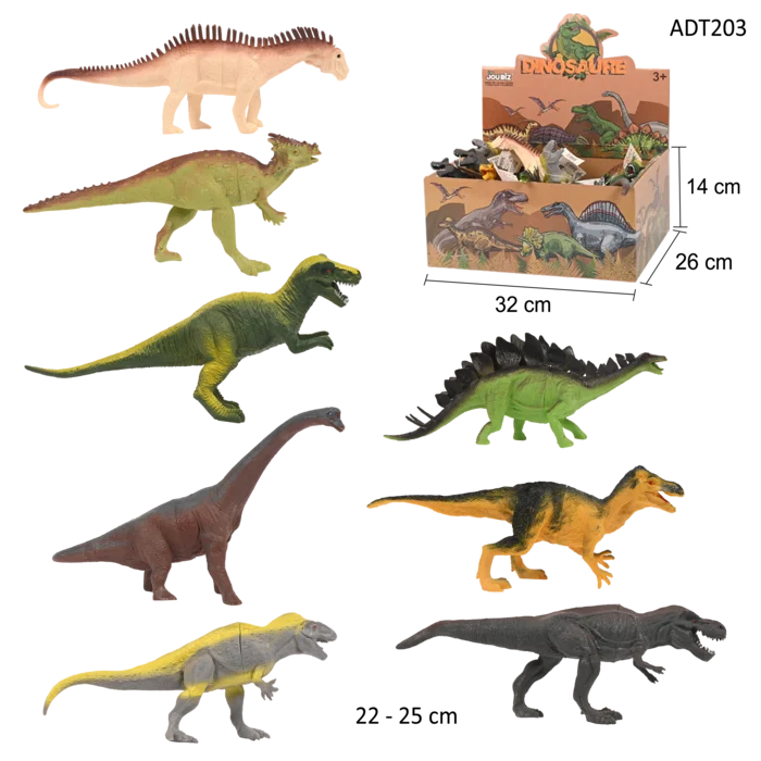 figurine dinosaure pvc de la marque SANDY. Réf. ADT203.