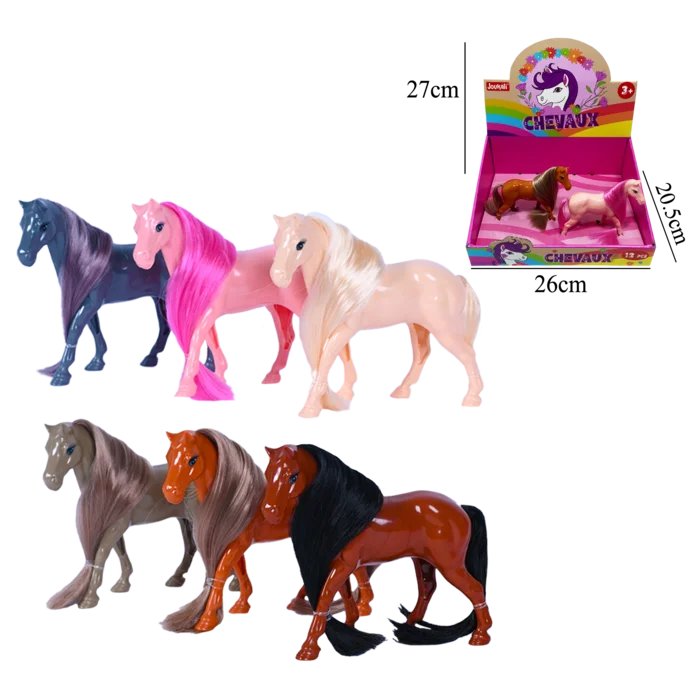 figurines chevaux de la marque JOUKALI. Réf. TDC249.