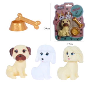 figurines chiens et accessoires de la marque SANDY. Réf. TDC224.
