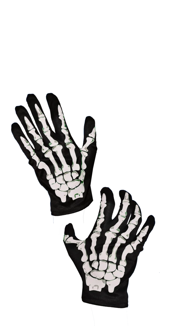 gants de squelette de la marque SANDY. Réf. H6658.