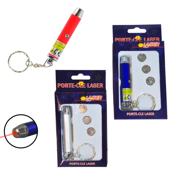 laser avec porte clé 3ass de la marque SANDY. Réf. DDQ1350L.