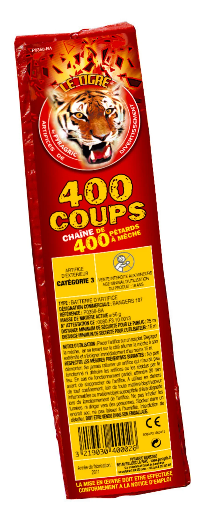 le tigre 400 coups de la marque nan. Réf. P040002.