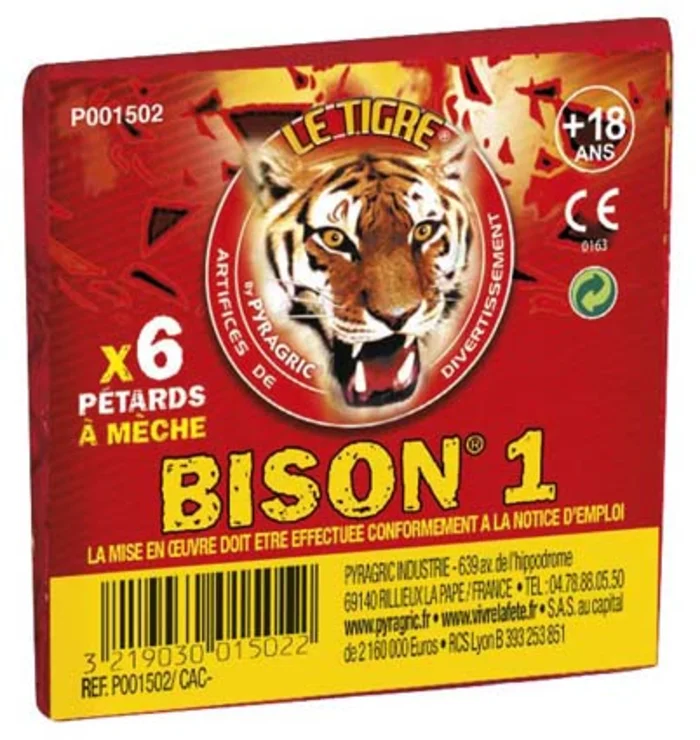 le tigre bison n° 1 de la marque nan. Réf. P166303.