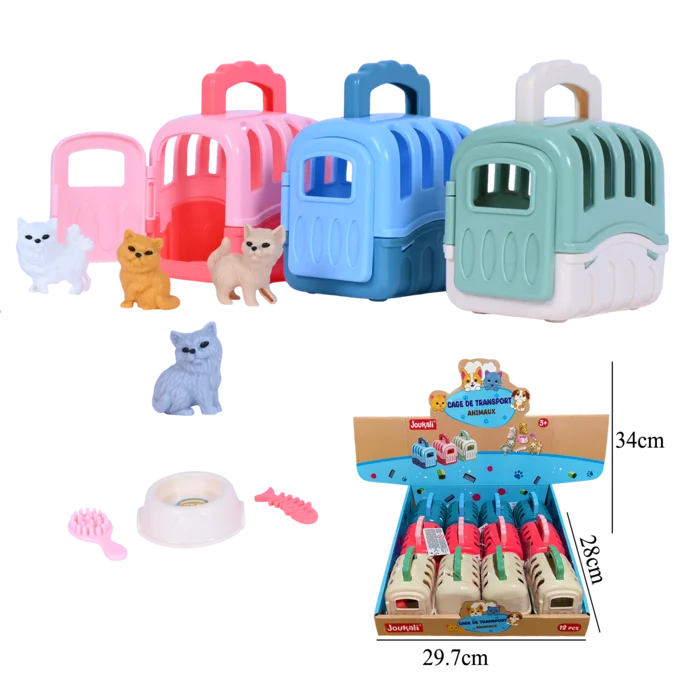 mini caisse transport animaux de la marque JOUKALI. Réf. TDC250.