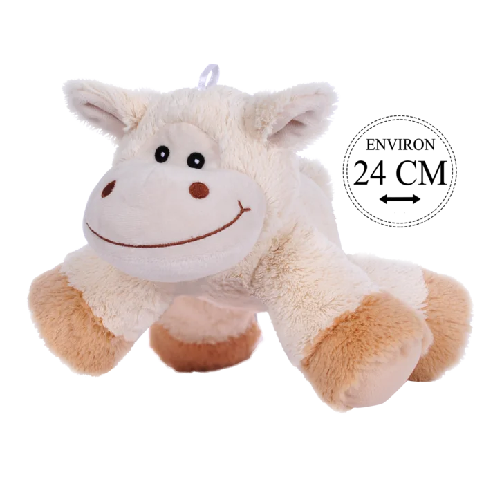 mouton doudou 24 cm de la marque BOZAMI. Réf. PUN549-24S.