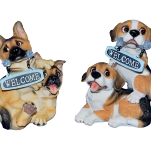 pancarte bienvenue chiens de la marque SANDY. Réf. RUD866.