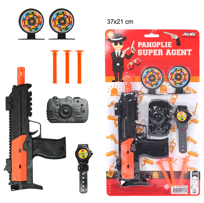 panoplie pistolet et accessoires de la marque SANDY. Réf. TDT131.