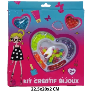 parure perles 22,5x20 cm de la marque SANDY. Réf. T17409.