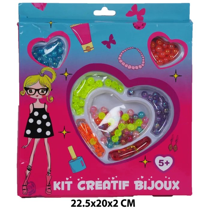 parure perles 22,5x20 cm de la marque SANDY. Réf. T17409.