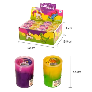 pate slime bicolore 125g 2ass de la marque SANDY. Réf. TDT301.