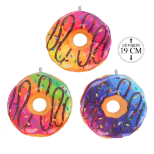 peluche beignets 19 cm de la marque SANDY. Réf. PDT330-19.