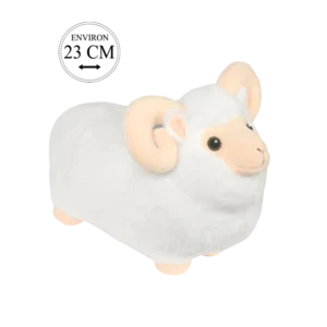 peluche belier 23 cm de la marque BOZAMI. Réf. PDC314-23.