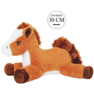 peluche cheval couche 30 cm de la marque BOZAMI. Réf. PDT521-30.