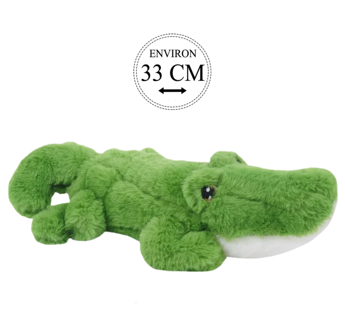peluche crocodile 33 cm de la marque BOZAMI. Réf. PDD218-33.