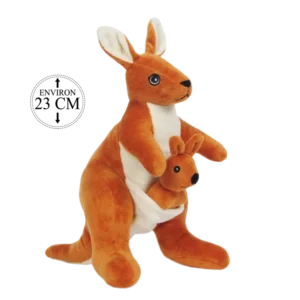 peluche kangourou 23 cm de la marque BOZAMI. Réf. PDT523-23.