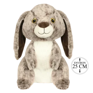 peluche lapin 25 cm de la marque BOZAMI. Réf. PDC105-25.