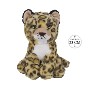 peluche léopard 23 cm de la marque BOZAMI. Réf. PDD204-23.