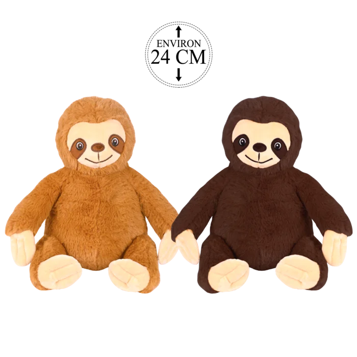 peluche paresseux 24 cm de la marque BOZAMI. Réf. PDC204-24.