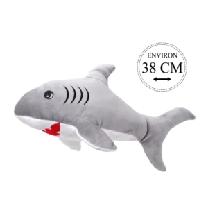 peluche requin 38 cm de la marque SANDY. Réf. PDZ162-38.