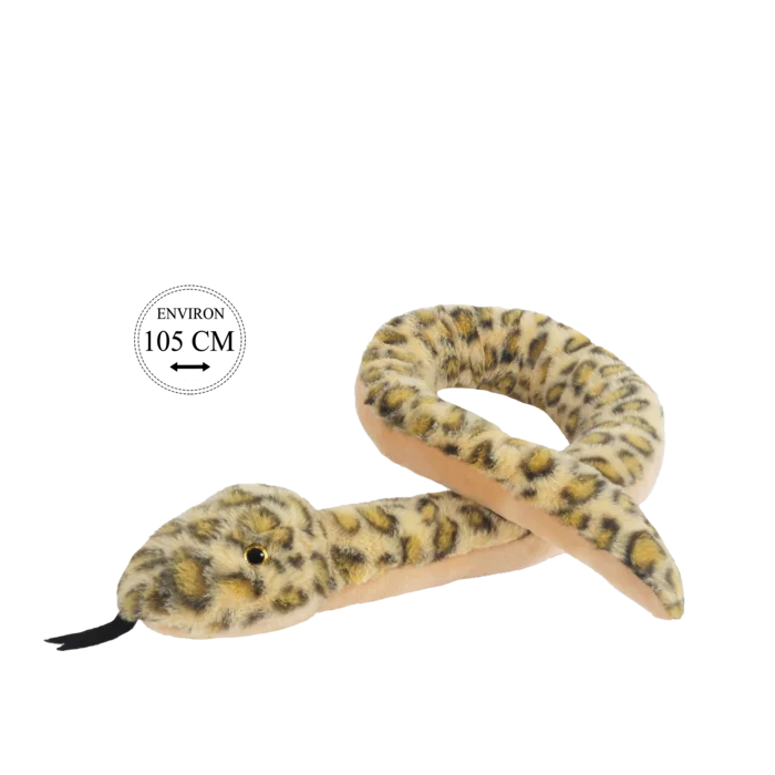 peluche serpent 105 cm de la marque BOZAMI. Réf. PDT207-105.