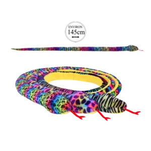 peluche serpent 145 cm 3ass de la marque SANDY. Réf. PDC319-145.