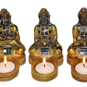 photophore bouddha de la marque SANDY. Réf. ROZ140A.